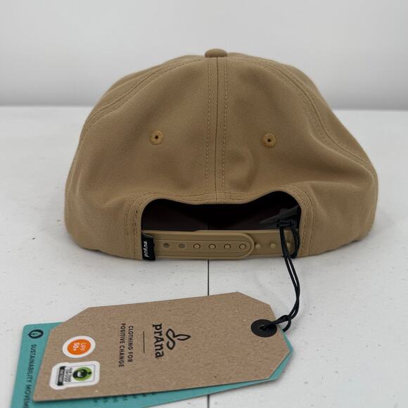 NWT prAna Gazin Patch Hat, Unisex, One Size, Nomad Get Lost To Get Found, Yellow - Picture 3 of 6